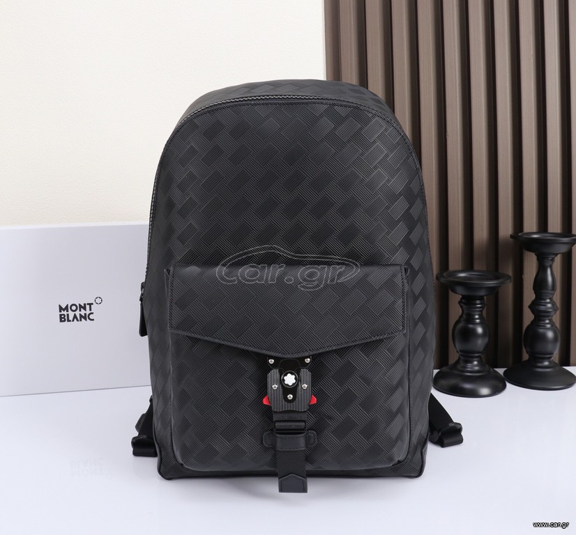 Mont Blanc Backpack High Quality Real Leather