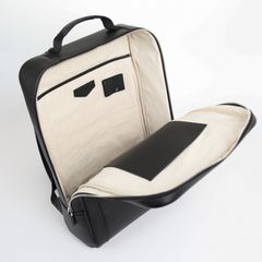 Mont Blanc Backpack High Quality Real Leather-thumb-2