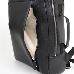 Mont Blanc Backpack High Quality Real Leather-thumb-4
