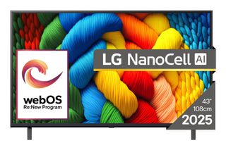 LG Smart Τηλεόραση 43" 4K UHD LED NanoCell 43NANO80A3B HDR (2025)