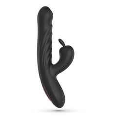 Lapin - Thrusting Rabbit Vibrator - Black-thumb-4