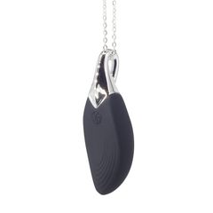 Vibrating necklace Liberty Leaf Black-thumb-1