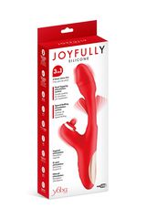 Yoba Joyfully 3-in-1 Rabbit Vibrator with Tapping Function 25 cm-thumb-1