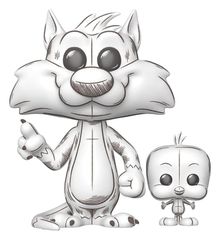 Looney Tunes POP! Animation Vinyl Figure Sylvester 9 cm