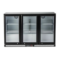 Βιτρίνα Ψυχόμενη Back Bar Με 3 Ανοιγόμενες Πόρτες 133,5x50,5x89,5Cm DYNAMIC - Καινούργιο.