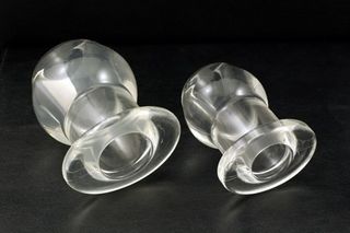 Ass Tunnel Plug Silicone TPR Extra Large Clear-thumb-5