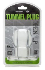 Ass Tunnel Plug Silicone TPR Extra Large Clear-thumb-2