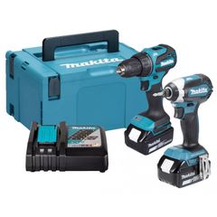 DLX2535TJ Σετ Δραπανοκατσάβιδο & Παλμικό Κατσαβίδι Μπαταρίας 18V (2x5.0Ah) - 18V - 20V - MAKITA (#DLX2535TJ)