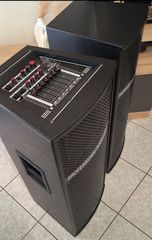 Ηχεία καινούρια σετ αυτοενισχυομενα bluetooth 500 watt