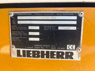 Εκσκαφέας Με Ερπύστριες Liebherr 2015 R924 LC-thumb-5