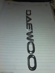 ΣΗΜΑ ΠΙΣΩ DAEWOO