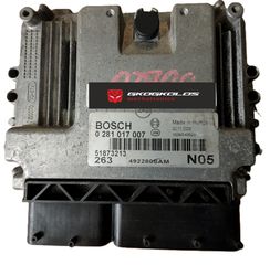 ΕΓΚΕΦΑΛΟΣ FIAT DOBLO 1.6L ENGINE CODE 198A3000 2010y BOSCH 0281017007 51873213 1037506073 EDC16C39 ΞΕΚΛΕΙΔΩΤΟΣ ΑΡΙΣΤΟΣ - ΕΓΓΥΗΣΗ!!