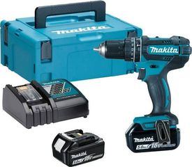 Makita DHP482RTJ Κρουστικό Δραπανοκατσάβιδο Μπαταρίας 18V 2x5Ah DHP482RTJ