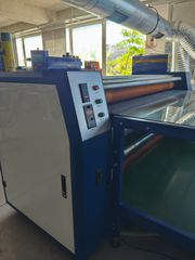 Καλάνδρα λαδιού για φιξάρισμα σε Dye Sublimation μελάνια, με τραπέζι τροφοδοσίας