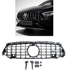ΜΑΣΚΑ ΕΜΠΡΟΣ Front Grille Mercedes-Benz A-Class W177 Facelift 23+ GT AMG Design Panamericana Chrome
