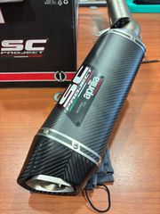 ΕΞΑΤΜΙΣΗ ΟΛΟΣΩΜΗ ΓΙΑ APRILIA RS 660 -TUONO 660 (2025 - 2026) 2-1 stainless steel full exhaust system, with SC1-X carbon fibre exhaust