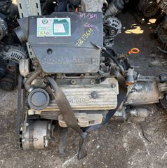 ΜΗΧΑΝΗ ( ΚΙΝΗΤΗΡΑΣ ) ΜΕ ΚΩΔΙΚΟ 781136M 1300cc ΒΕΝΖΙΝΗ 68HP SKODA FELICIA 1996 - 2001