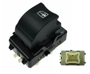 ΔΙΑΚΟΠΤΗΣ ΗΛΕΚΤΡΙΚΩΝ ΠΑΡΑΘΥΡΩΝ RENAULT CLIO IV/ CAPTUR/ KANGOO/ DACIA LODGY/ DOKKER/ MERCEDES CITAN ΜΟΝΟΣ - ΠΟΡΤΟΚΑΛΙ ΧΡΩΜΑ| 6PIN