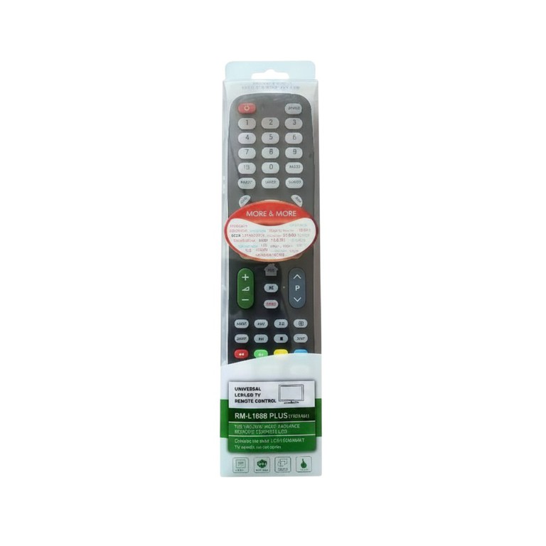 Τηλεχειριστήριο τηλεόρασης - Universal - RM-L1688PLUS - 016889