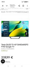 TV TESLA Q43E655GUS 43'' QLED 4K ULTRA HD SMART WIFI GOOGLE TV