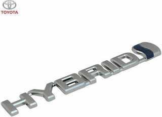 Toyota Γνήσιο Αυτοκόλλητο Σήμα Hybrid Φτερού Αριστερά Για Yaris 14'-20' (753740D050)