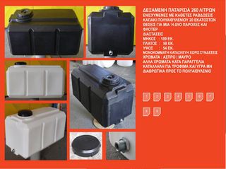 2 ΚΑΛΟΥΠΙΑ ΑΛΟΥΜΙΝΙΟΥ πλαστικων δεξαμενων περιστροφικης χυτευσης 250 λιτρων ΠΑΤΑΡΙΣΙΑ δεξαμενη.