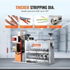 Αυτόματη Μηχανή Απογύμνωσης Καλωδίων VEVOR , 750 W, 10 Κανάλια B750W101538MMFDI9V2-thumb-1