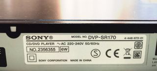 DVD SONY ΕΞΩΤΕΡΙΚΟ DVP-SR170-thumb-5