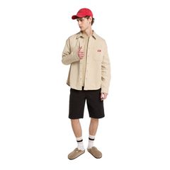 Dickies Hickory work shirt eucalyptus - S-thumb-6