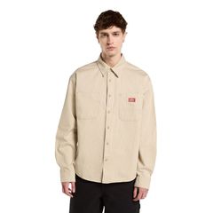 Dickies Hickory work shirt eucalyptus - S-thumb-2