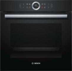 Φούρνος Άνω Πάγκου Bosch Serie 8 HBG633NB1 71lt A+ Μαύρος
