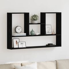 Ράφι Τοίχου Μαύρη Δρυς 99 x 15 x 60 εκ. από Τεχνητό Ξύλο 868066