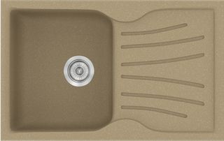 Sanitec Νεροχύτης 327 Classic 78×50 327-15-Metallic-Cream