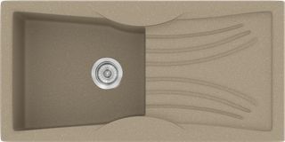 Sanitec Νεροχύτης 328 Classic 99×51 328-42-Granite-Taupe