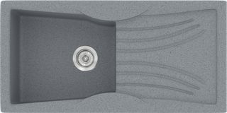 Sanitec Νεροχύτης 328 Classic 99×51 328-17-Metallic-Silver