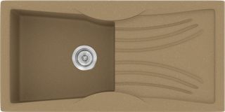 Sanitec Νεροχύτης 328 Classic 99×51 328-16-Metallic-Coffee