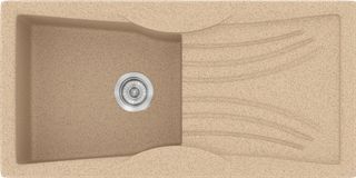 Sanitec Νεροχύτης 328 Classic 99×51 328-10-Granite-Beige