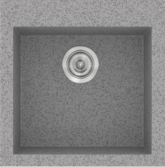 Sanitec Νεροχύτης 339 Classic 50×50 339-04-Granite-Grey