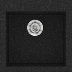 Sanitec Νεροχύτης 339 Classic 50×50 339-05-Granite-Black