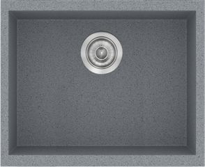 Sanitec Νεροχύτης 341 Classic 50×40 341-17-Metallic-Silver