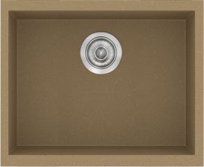 Sanitec Νεροχύτης 341 Classic 50×40 341-16-Metallic-Coffee