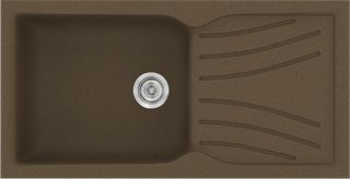 Sanitec Νεροχύτης 324 Classic 100×50 324-41-Granite-Rust
