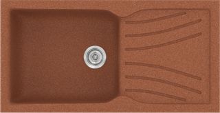 Sanitec Νεροχύτης 324 Classic 100×50 324-20-Granite-Terracota