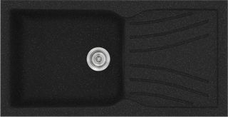 Sanitec Νεροχύτης 324 Classic 100×50 324-05-Granite-Black