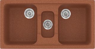 Sanitec Νεροχύτης 325 Classic 97×51 325-20-Granite-Terracota