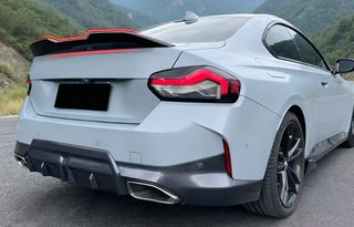 Αεροτομή πορτ μπαγκάζ BMW G42 (2022+) coupe M-Performance design - μαύρη γυαλιστερή-thumb-3