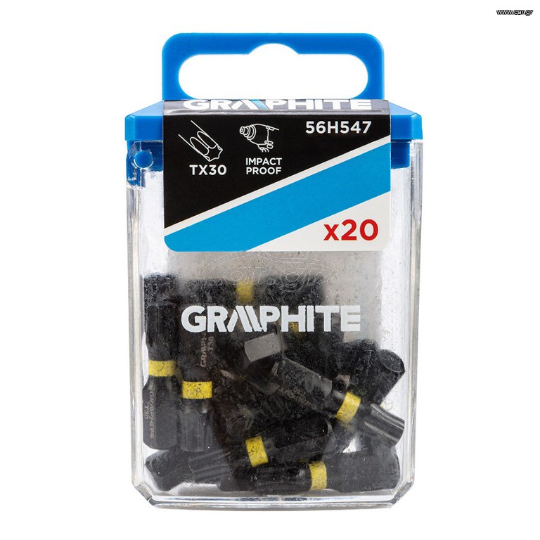 Μύτη Graphite Torx Tx30 X 25 Mm, 20 Τεμ.