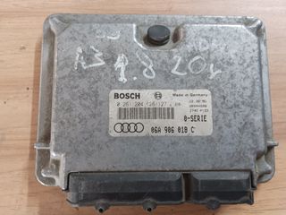 ΕΓΚΕΦΑΛΟΣ ΚΙΝΗΤΗΡΑ VW/AUDI/SEAT/SCODA BENZINH BOSCH MED3.8 0261204126/127 ΞΕΚΛΕΙΔΩΜΑ IMMOBILIZER Ή IMMO OF