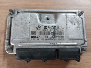 ΕΓΚΕΦΑΛΟΣ ΚΙΝΗΤΗΡΑ VW/AUDI/SEAT/SCODA BENZINH BOSCH MED7.5.20 0261201665 ΞΕΚΛΕΙΔΩΜΑ IMMOBILIZER Ή IMMO OF