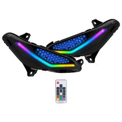 ΦΛΑΣ ΜΠΡΟΣΤΑ LED HONDA GTR 150 ΜΠΛΕ ΚΥΨΕΛΗ